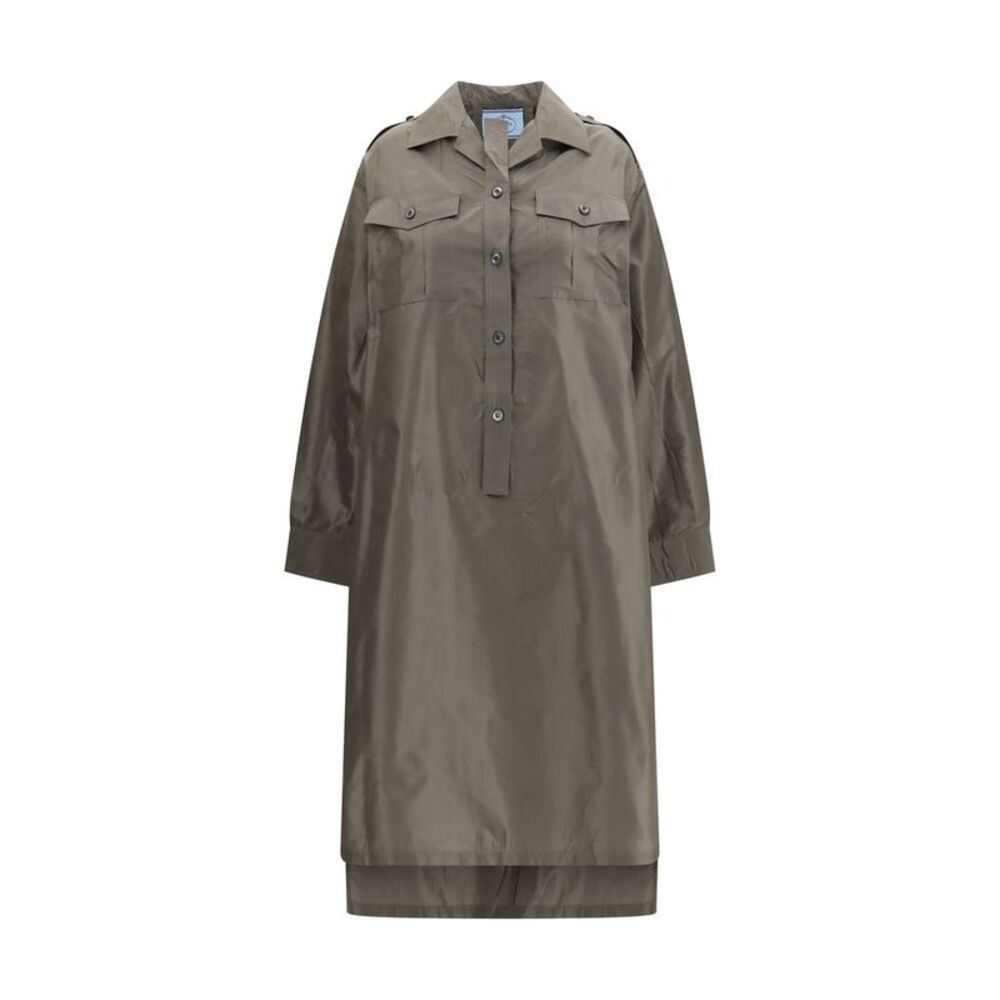 Prada Bicolor Silk Casual Women's Dress